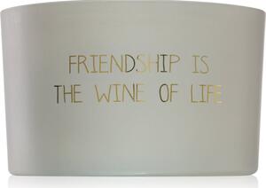 My Flame Fig's Delight Friendship Is The Wine Of Life candela profumata 13x9 cm