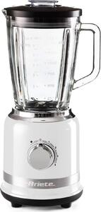 Ariete Frullatore con Bicchiere Capacit 1.5 Litri Potenza 1000 Watt 4 Velocit Funzione Pulse colore Bianco - 0585/01 Moderna