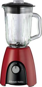 Russell Hobbs Frullatore con Bicchiere Capacit 1.5 Litri Potenza 650 Watt 2 Velocit colore Rosso e Nero - 27120-56