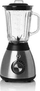 Melchioni Frullatore con Bicchiere Capacit 1.5 Litri Potenza 600 watt Lame in Acciaio Bicchiere graduato - Frullo Glas