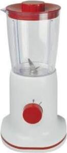 Zephir Frullatore con bicchiere Capacit in litri 0,5 Potenza 300 Watt Lama in acciaio inox 1 Livello di velocit colore Rosso / Bianco - ZHC479