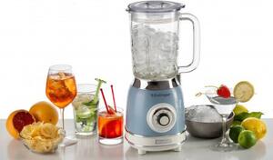 Ariete Frullatore con Bicchiere Potenza 1000 watt Capacit 1.5 Litri Lama in Acciaio colore Celeste - 00C058305AR0