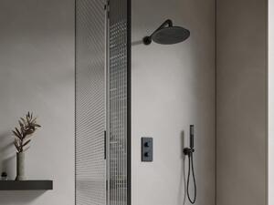 Set doccia da incasso con miscelatore termostatico Nero opaco - TIMAVO