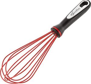 LAGOSTINA Frusta da Cucina in Silicone con Rivestimento Antigraffio Impugnatura Ergonomica a Mano in Plastica Lavabile in Lavastoviglie colore Nero