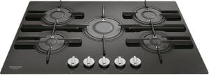 Hotpoint Ariston FTGHG 751D/HA(BK) Piano Cottura 5 Fuochi a Gas 75 cm (Bruciatore Direct Flame) colore Nero