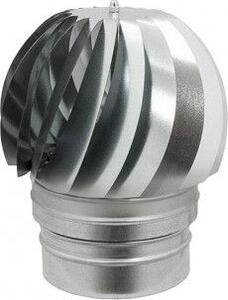 Ventolini Fumaiolo ventolino ventola tondo zincato d.10cm comignolo tubature Stufa camino