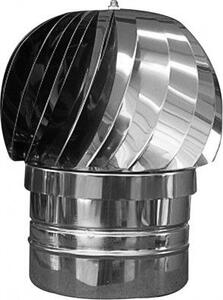 Ventolini Fumaiolo ventolino ventola tondo inox d.25cm comignolo tubature Stufa camino