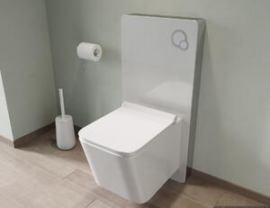 Pacchetto WC sospeso Bianco con Telaio decorativo - CLEMONA