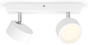 Philips Bracia faretto soffitto LED 2 luci, bianco