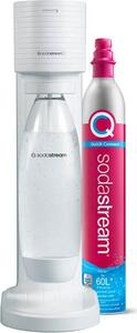 SODASTREAM Gasatore Acqua 1 Litro per Realizzare Acqua Frizzante con una Bottiglia e un Cilindro Contenente Co2 colore Bianco - Gaia