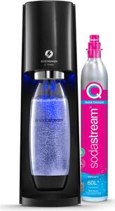 SODASTREAM Gasatore colore Nero E-Terra + Bottiglia 1 Litro - 1012911441