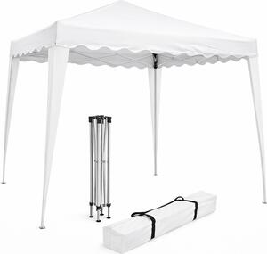 VivaGarden Gazebo da Giardino 3x2 mt Pieghevole in Acciaio/Tessuto colore Bianco