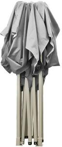 Divina Garden Gazebo da Giardino 3x2 mt Pieghevole in Acciaio/Tessuto con Protezione raggi UV colore Bianco