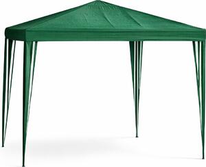 VivaGarden Gazebo da Giardino 3x3 mt in Metallo/Tessuto colore Verde - Tropikana