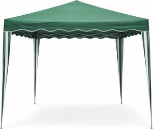 Lifeingarden Gazebo da Giardino 3x3 mt Pieghevole in Acciaio/Tessuto colore Bianco - Sumter