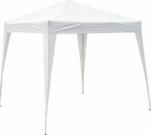 VivaGarden Gazebo da Giardino 3x3 mt Pieghevole in Acciaio/Tessuto con Protezione raggi UV colore Bianco