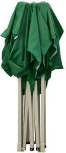 Divina Garden Gazebo da Giardino 3x3 mt Pieghevole in Acciaio/Tessuto con Protezione raggi UV colore Verde
