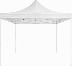 Amicasa Gazebo da Giardino 3x3 mt Pieghevole in Ferro/Tessuto colore Bianco