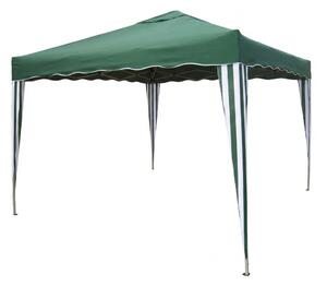 VivaGarden Gazebo da Giardino 3x3 mt Pieghevole in Metallo/Tessuto colore Verde - Piego