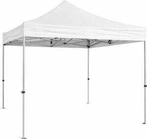 Divina Garden Gazebo da Giardino 3x3 mt Pieghevole in Alluminio/Tessuto colore Bianco - Market-Pro