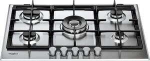 Whirlpool GMAL 7522/IXL Piano Cottura 5 Fuochi a Gas 75 cm colore Inox