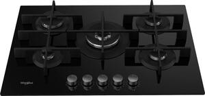 Whirlpool GOWL 758/NB Piano Cottura 5 Fuochi a Gas 73 cm colore Nero