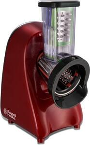 Russell Hobbs Grattugia Elettrica Affetta Verdure Potenza 200 Watt con 3 Funzioni colore Rosso - 22280-56 Desire Slice & Go