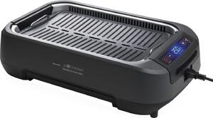 MACOM Griglia Elettrica di Contatto Grill con Aspirazione d'Aria Combinata Potenza 1500 Watt colore Nero - 849 Smokeless Fan Grill Just Kitchen
