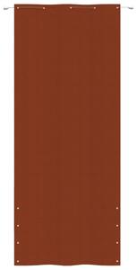 Paravento per Balcone Terracotta 100x240 cm in Tessuto Oxford