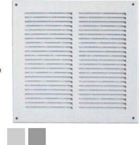 La Ventilazione Griglia Lamiera 240x240 Rete Bianca - GL24RB-Y