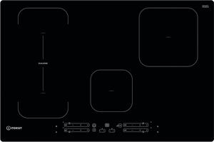 Indesit IB 21B77NE Piano Cottura Induzione 4 Fuochi 77 cm Vetroceramica colore Nero