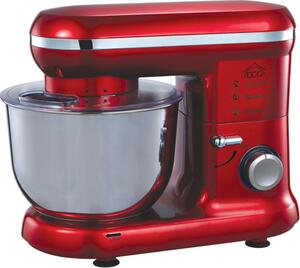 DCG Impastatrice Elettrica Red 1000W Ciotola Acciaio Lt.4 Cm.38,5X22,3X29,7H - DCG610780