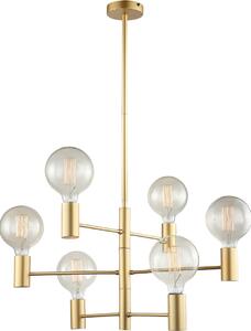 Italux Veva Lampadario LED moderno nero MDM3339/6 GD
