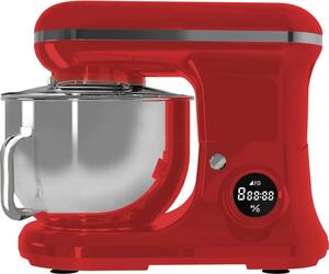 PYRAMIDEA Impastatrice Planetaria Capacit Ciotola 5,2 Litri Potenza 1200 Watt colore Rosso - IP5200R