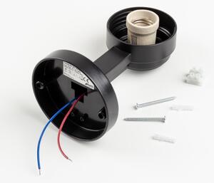 Brilagi - Applique da esterno HARBOR 1xE27/40W/230V IP33 nero/trasparente