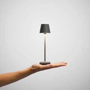 Sigor Lampada da tavolo LED tascabile Nuindie ricaricabile, grigio grafite