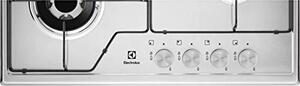 Electrolux KGS6434SX Serie Slim Profile 2.0 Piano Cottura 4 Fuochi a Gas 60 cm (1 Bruciatore Wok) colore Inox