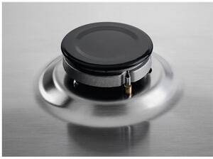 Electrolux KGS6404SX Piano Cottura 4 Fuochi a Gas 55 cm Piano in Acciaio Inossidabile colore Inox