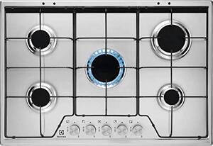 Electrolux KGS7524SX Serie Slim Profile 2.0 Piano Cottura 5 Fuochi a Gas 75 cm colore Inox