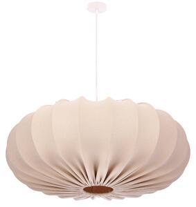 Lampada a sospensione di design CAFEE - 1xE27, 40W, 66cm, rotonda, bianca / frappé