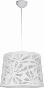 Lampada a sospensione ORLANDO bianca 1xE27x60W in metallo, dimensioni: 110x35x35 cm, IP20, Candellux