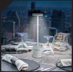 INNOLIVING Lampada da Tavolo LED Design Moderno colore Bianco - INN-094W