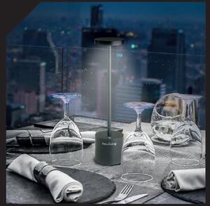 INNOLIVING Lampada da Tavolo LED Design Moderno colore Nero - INN-094B