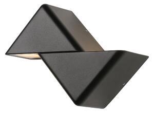 Applique da esterno Dracena nera 2xG9x9W in alluminio, dimensioni: 20,2x29x9 cm, IP65, Candellux
