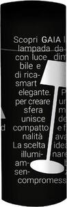 NEW MAJESTIC Lampada da Tavolo LED Ricaricabile Design Moderno 27 cm colore Bianco - 120455 WH GAIA