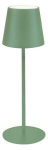NEW MAJESTIC Lampada da Tavolo LED Ricaricabile Potenza 2 Watt IP54 colore Verde - 120451 VS Agata