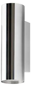 Spot parete moderno linea light birba 9400 gu10 led bi emissione metallo alluminio lucido - Linea Light Group