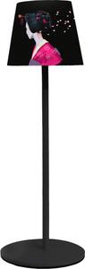 NEW MAJESTIC Lampada da Tavolo LED Senza fili Ricaricabile Design Moderno colore Nero - 120454 JW Alea Dulac