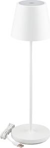 Vtac Lampada da Tavolo LED Senza fili Ricaricabile Design Moderno colore Bianco - 7651