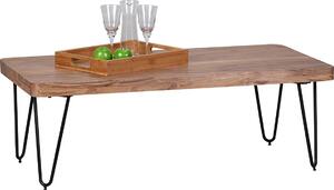 Wohnling tavolino in legno massiccio di acacia 115 x 60 x 40 cm WL1.512
